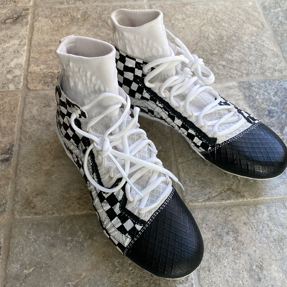 NIKE Lacrosse cleats - hand painted VANS design